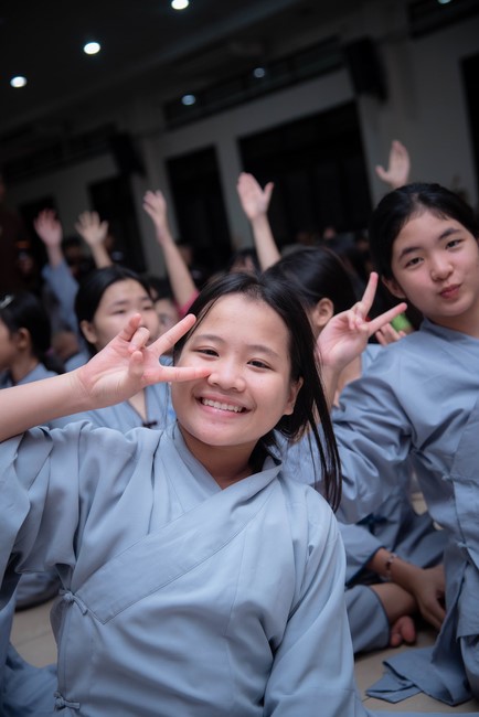 Dharma talk: Sowing seeds compassion preaching by Junior Thich Dao Thuyen - The second day of temporary ordination retreat for Children in Summer 2024