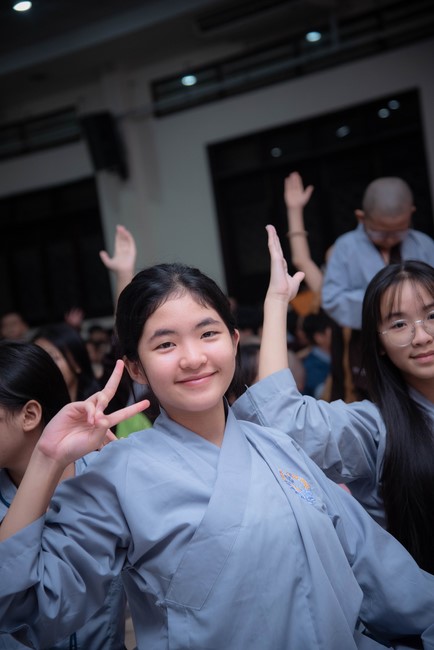 Dharma talk: Sowing seeds compassion preaching by Junior Thich Dao Thuyen - The second day of temporary ordination retreat for Children in Summer 2024