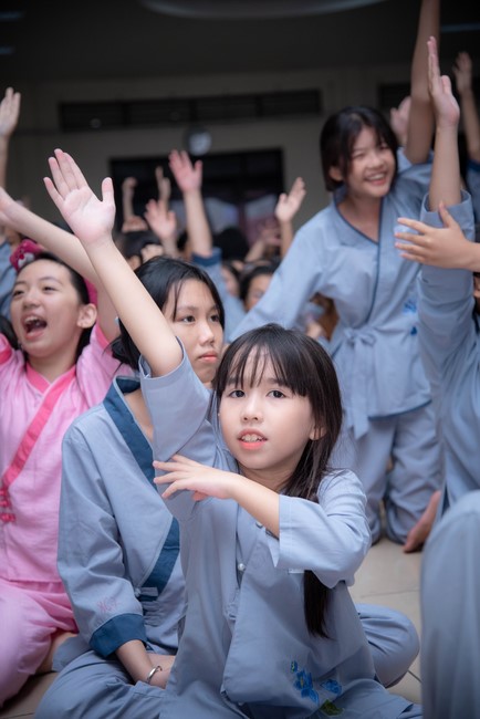 Dharma talk: Sowing seeds compassion preaching by Junior Thich Dao Thuyen - The second day of temporary ordination retreat for Children in Summer 2024