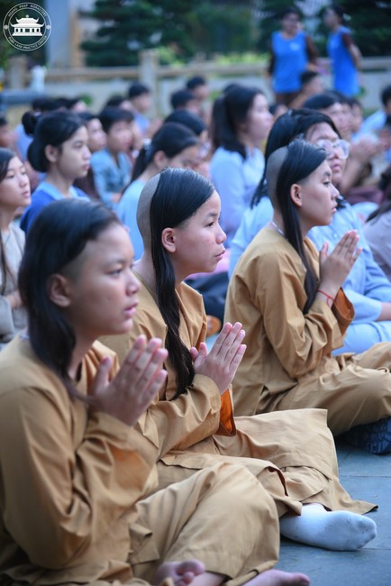 Dharma talk: Sowing seeds compassion preaching by Junior Thich Dao Thuyen - The second day of temporary ordination retreat for Children in Summer 2024
