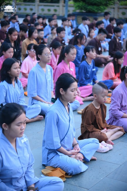 Dharma talk: Sowing seeds compassion preaching by Junior Thich Dao Thuyen - The second day of temporary ordination retreat for Children in Summer 2024