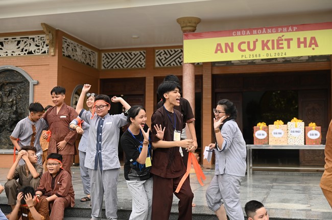 Dharma talk: Steeling oneself for the inside, preaching Junior Thich Minh Thanh - The third day of temporary ordination retreat for Children in Summer 2024