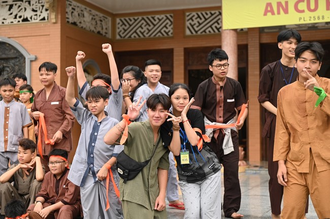 Dharma talk: Steeling oneself for the inside, preaching Junior Thich Minh Thanh - The third day of temporary ordination retreat for Children in Summer 2024