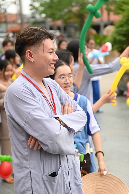 Dharma talk: Steeling oneself for the inside, preaching Junior Thich Minh Thanh - The third day of temporary ordination retreat for Children in Summer 2024