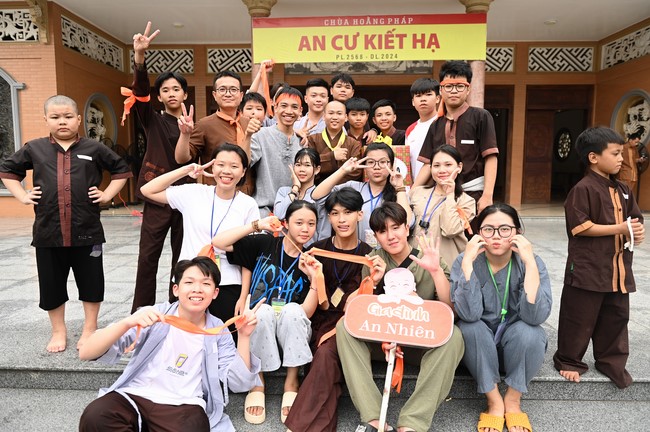 Dharma talk: Steeling oneself for the inside, preaching Junior Thich Minh Thanh - The third day of temporary ordination retreat for Children in Summer 2024
