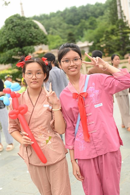 Dharma talk: Steeling oneself for the inside, preaching Junior Thich Minh Thanh - The third day of temporary ordination retreat for Children in Summer 2024
