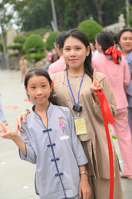 Dharma talk: Steeling oneself for the inside, preaching Junior Thich Minh Thanh - The third day of temporary ordination retreat for Children in Summer 2024