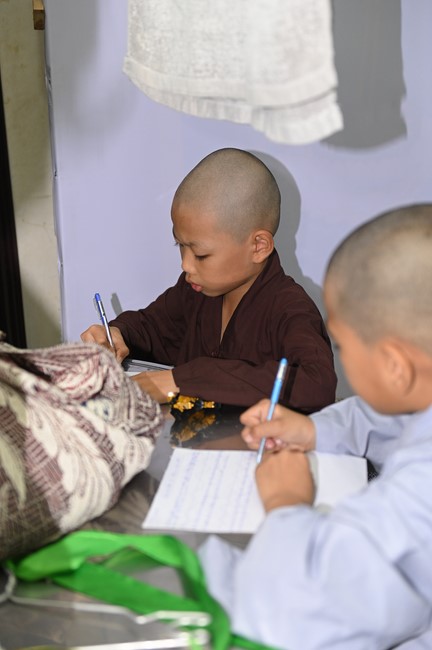 Dharma talk: Steeling oneself for the inside, preaching Junior Thich Minh Thanh - The third day of temporary ordination retreat for Children in Summer 2024
