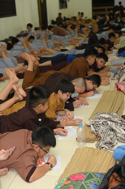 Dharma talk: Steeling oneself for the inside, preaching Junior Thich Minh Thanh - The third day of temporary ordination retreat for Children in Summer 2024