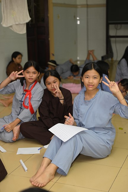 Dharma talk: Steeling oneself for the inside, preaching Junior Thich Minh Thanh - The third day of temporary ordination retreat for Children in Summer 2024