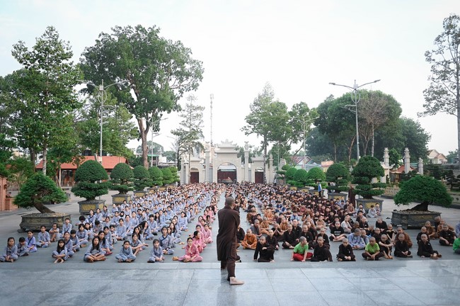 Dharma talk: Steeling oneself for the inside, preaching Junior Thich Minh Thanh - The third day of temporary ordination retreat for Children in Summer 2024