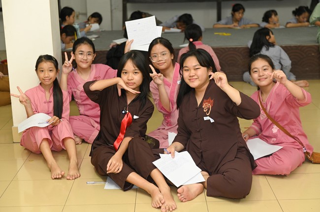 Dharma talk: Steeling oneself for the inside, preaching Junior Thich Minh Thanh - The third day of temporary ordination retreat for Children in Summer 2024