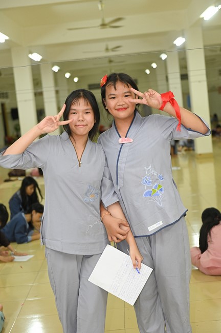 Dharma talk: Steeling oneself for the inside, preaching Junior Thich Minh Thanh - The third day of temporary ordination retreat for Children in Summer 2024