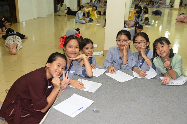 Dharma talk: Steeling oneself for the inside, preaching Junior Thich Minh Thanh - The third day of temporary ordination retreat for Children in Summer 2024