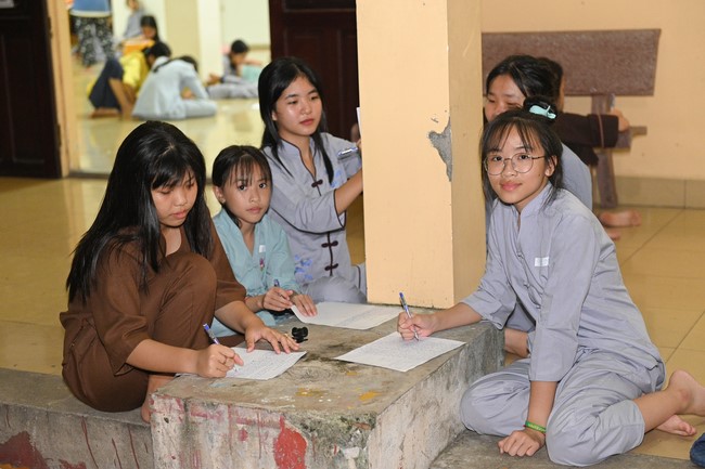 Dharma talk: Steeling oneself for the inside, preaching Junior Thich Minh Thanh - The third day of temporary ordination retreat for Children in Summer 2024