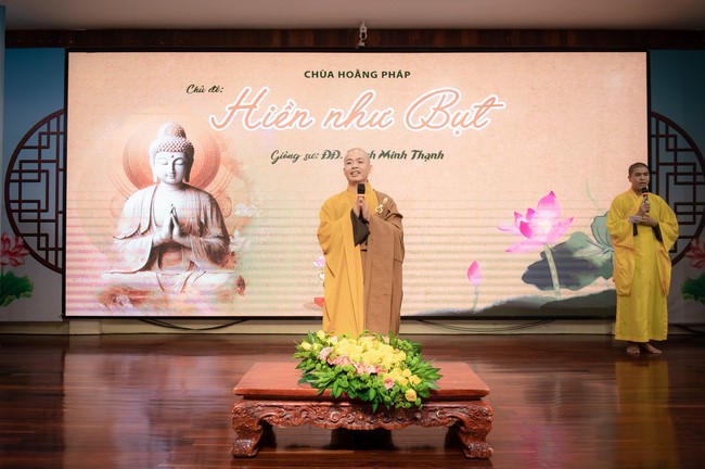 Dharma talk: Steeling oneself for the inside, preaching Junior Thich Minh Thanh - The third day of temporary ordination retreat for Children in Summer 2024