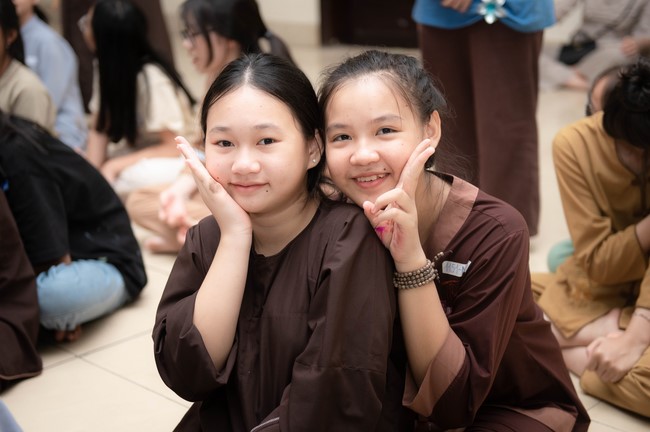 Dharma talk: Steeling oneself for the inside, preaching Junior Thich Minh Thanh - The third day of temporary ordination retreat for Children in Summer 2024