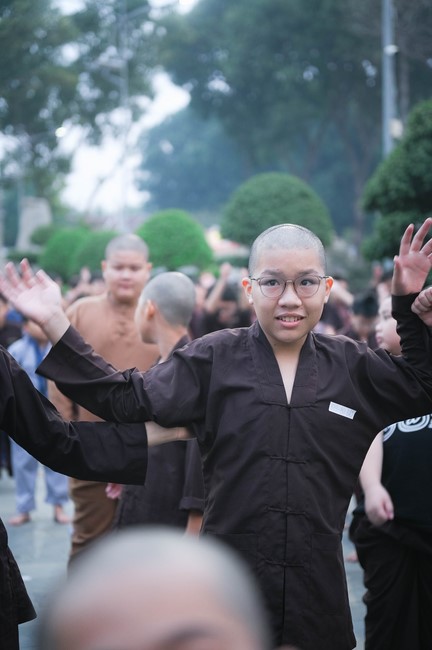 Dharma talk: Steeling oneself for the inside, preaching Junior Thich Minh Thanh - The third day of temporary ordination retreat for Children in Summer 2024