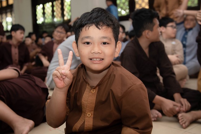 Dharma talk: Steeling oneself for the inside, preaching Junior Thich Minh Thanh - The third day of temporary ordination retreat for Children in Summer 2024