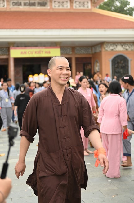 Dharma talk: Steeling oneself for the inside, preaching Junior Thich Minh Thanh - The third day of temporary ordination retreat for Children in Summer 2024
