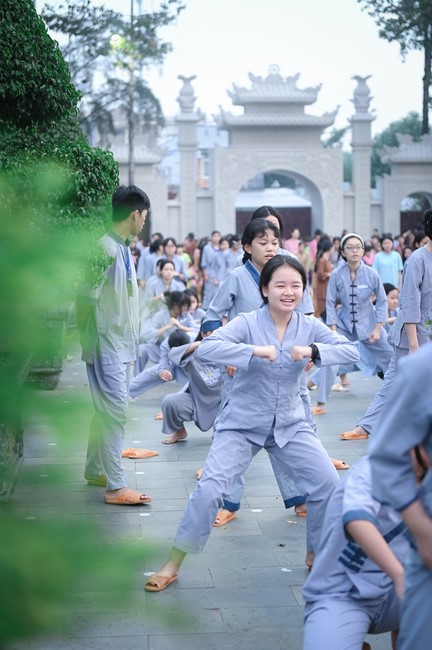 Dharma talk: Steeling oneself for the inside, preaching Junior Thich Minh Thanh - The third day of temporary ordination retreat for Children in Summer 2024
