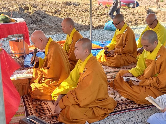 Groundbreaking ceremony of Hoa Phu Primary and Secondary School in Binh Duong by the Pagoda's Charity Board