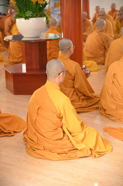 Holding Pravaranà Ceremony of the Director Board (DB) of Hoc Mon district's Vietnam Buddhist Sangha (VBS)