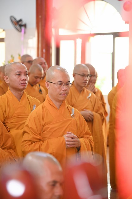 Holding Pravaranà Ceremony of the Director Board (DB) of Hoc Mon district's Vietnam Buddhist Sangha (VBS)