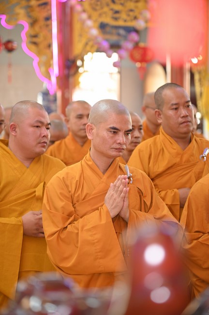 Holding Pravaranà Ceremony of the Director Board (DB) of Hoc Mon district's Vietnam Buddhist Sangha (VBS)