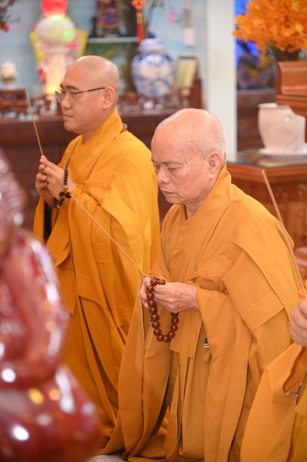Holding Pravaranà Ceremony of the Director Board (DB) of Hoc Mon district's Vietnam Buddhist Sangha (VBS)