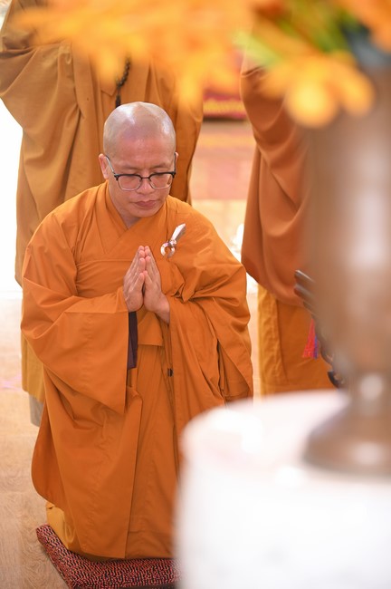 Holding Pravaranà Ceremony of the Director Board (DB) of Hoc Mon district's Vietnam Buddhist Sangha (VBS)