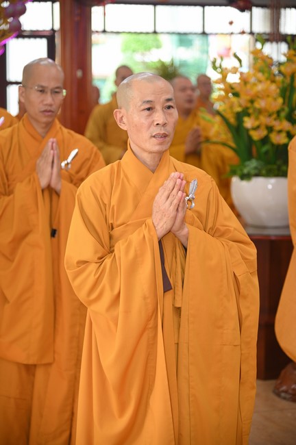 Holding Pravaranà Ceremony of the Director Board (DB) of Hoc Mon district's Vietnam Buddhist Sangha (VBS)