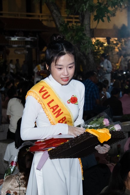 Candle Lighting Night of Ullambana Ceremony holding by Hieu and Thuong Group