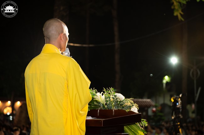 Candle Lighting Night of Ullambana Ceremony holding by Hieu and Thuong Group