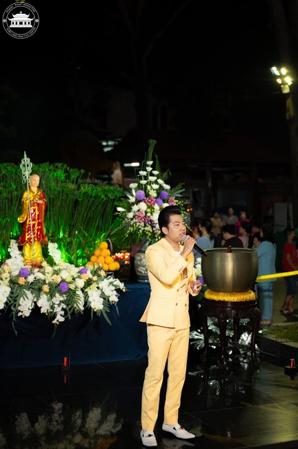 Candle Lighting Night of Ullambana Ceremony holding by Hieu and Thuong Group