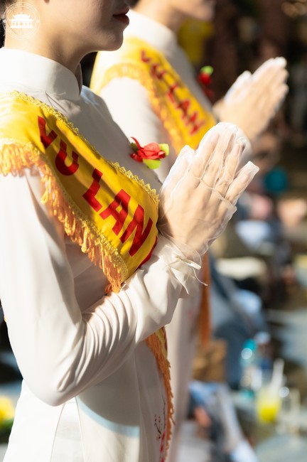 Candle Lighting Night of Ullambana Ceremony holding by Hieu and Thuong Group