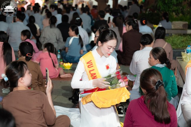 Candle Lighting Night of Ullambana Ceremony holding by Hieu and Thuong Group