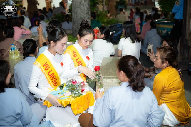 Candle Lighting Night of Ullambana Ceremony holding by Hieu and Thuong Group