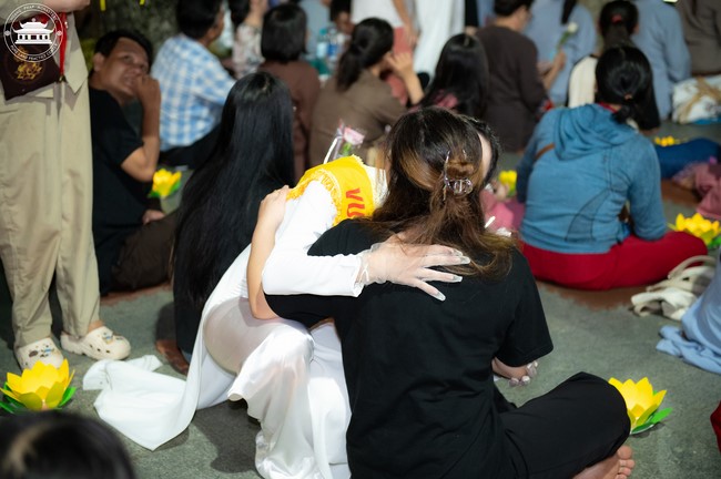 Candle Lighting Night of Ullambana Ceremony holding by Hieu and Thuong Group