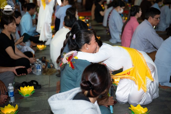Candle Lighting Night of Ullambana Ceremony holding by Hieu and Thuong Group