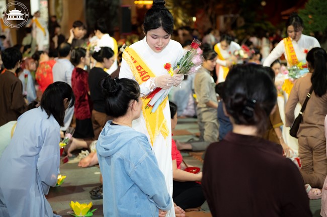 Candle Lighting Night of Ullambana Ceremony holding by Hieu and Thuong Group
