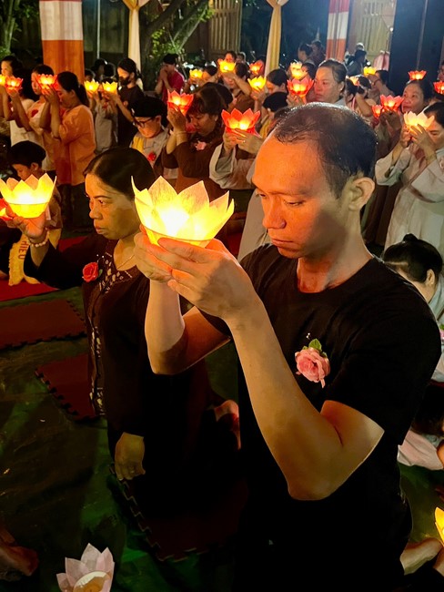Chùa Nhất Pháp – Đồng Nai: Đêm thắp nến tri ân nhân Đại lễ Vu Lan Báo Hiếu PL. 2568 – DL. 2024