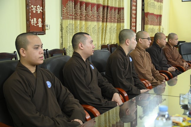 Donating to Vietnam Buddhist University (VBU) in Hanoi City from NCT Talent Monk Fund