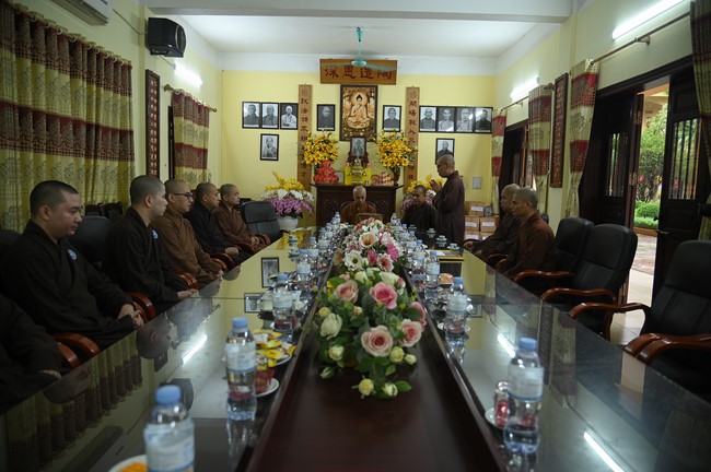 Donating to Vietnam Buddhist University (VBU) in Hanoi City from NCT Talent Monk Fund