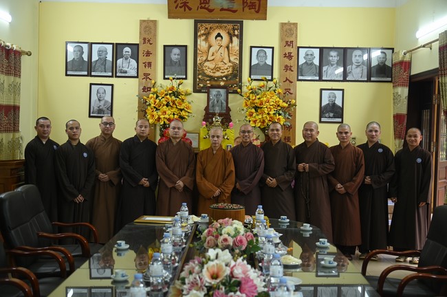 Donating to Vietnam Buddhist University (VBU) in Hanoi City from NCT Talent Monk Fund