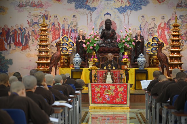 Donating to Vietnam Buddhist University (VBU) in Hanoi City from NCT Talent Monk Fund