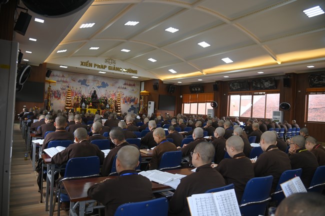 Donating to Vietnam Buddhist University (VBU) in Hanoi City from NCT Talent Monk Fund