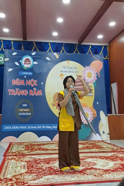 Chùa Đăng Pháp - Bình Phước: Khóa tu Một ngày an lạc và tặng quà Trung Thu