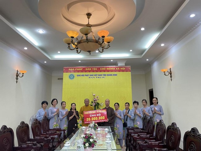 Chùa Tiêu Dao - Quảng Ninh: Hỗ trợ đồng bào bị ảnh hưởng cơn bão số 3 (Yagi)