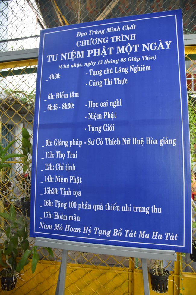 Đạo Tràng Minh Chất - Cần Thơ: Tu niệm Phật Một Ngày - Lần 8